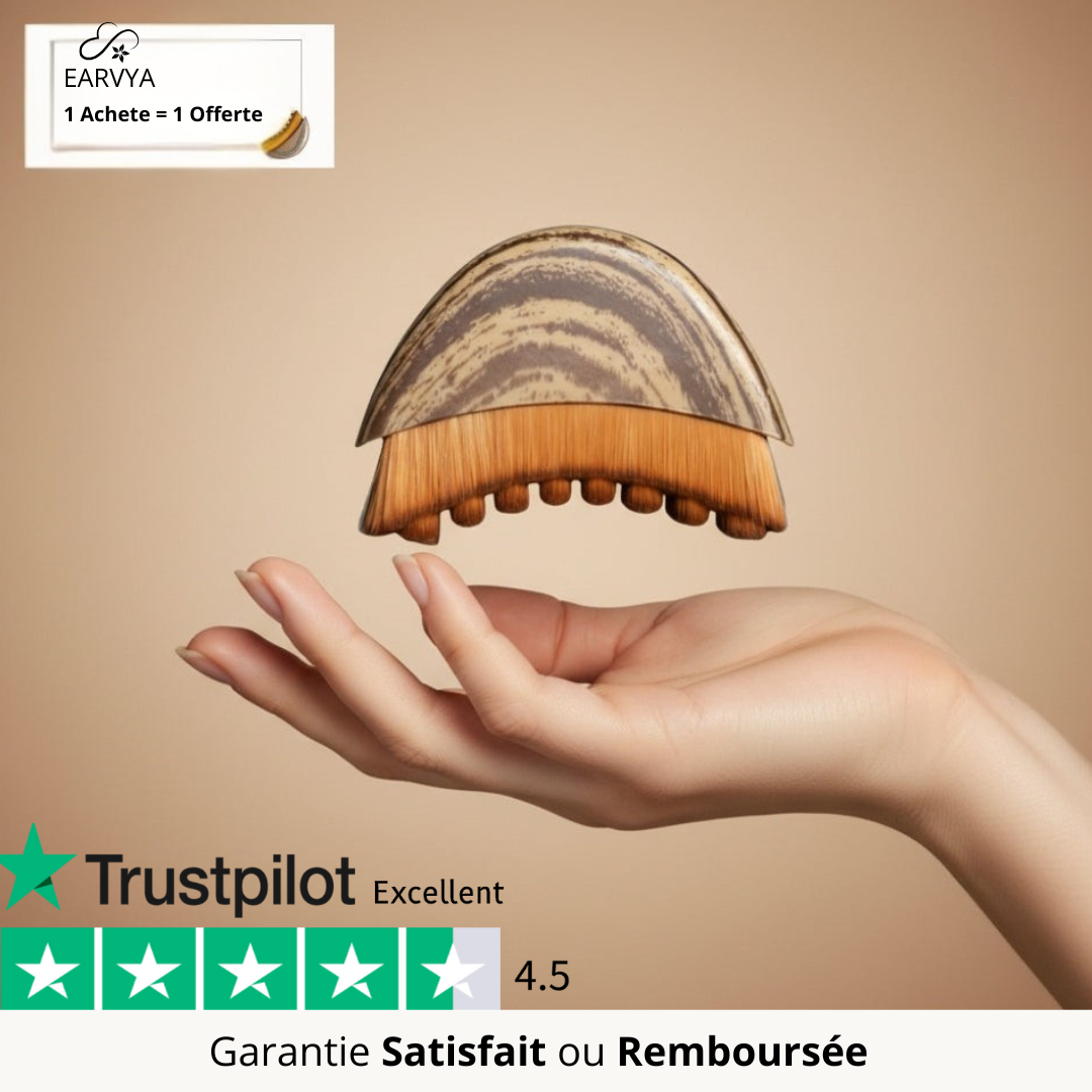Earvya - Brosse de Drainage Lymphatique